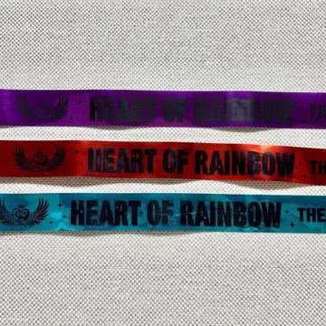 THE ALFEE HEARTOFRAINBOW 은색 테이프 3개