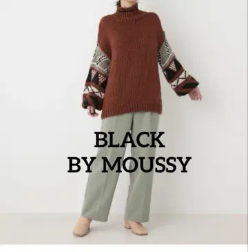 2020AW 블랙바이마우지 자카드 니트탑 긴팔