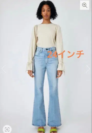 MOUSSY 마우지 MVS FLARE 플레어 데님 라이트 블루 24