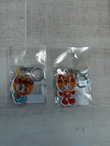 엔젤 블루 메조 피아노 타코야키 키링 오사카 한정판