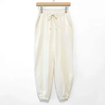 새상품급 캐널진 El mar 속기모 스웨트 팬츠 루즈핏 크림