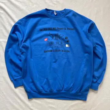 미국 빈티지 의류 포트앤컴퍼니 맨투맨 트레이닝복 블루 파랑