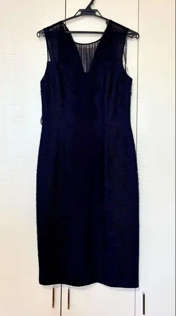 베라 왕 블랙 레이스 원피스 포멀 드레스 미디 기장