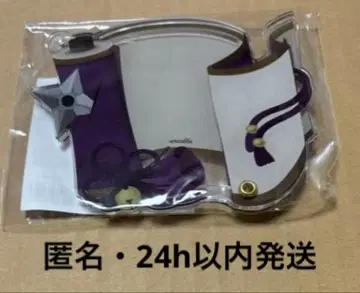 후쿠야 온라인 캐릭터 복권 닌자 B상 미니 아크릴 프레임 보라색 퍼플