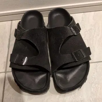 연휴 한정 가격 버켄스탁 BEAMS 별주 블랙 스웨이드