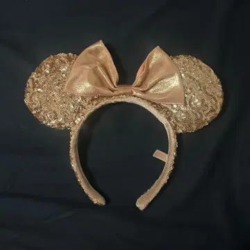 미니 스팽글 머리띠 핑크