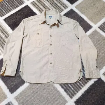 페로우즈 워크 셔츠 턱 스트랩 L 사이즈 베이지