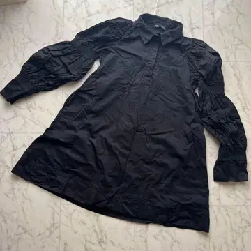 ZARA 미니 원피스 플레어 원피스 블랙 캐주얼 결혼식 드레스