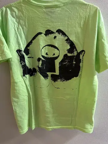 PSYCH WORLD M 라임 그린 셔츠