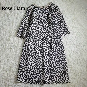 새상품급 로즈 티아라 빅 사이즈 달마시안 패턴 원피스 모노톤