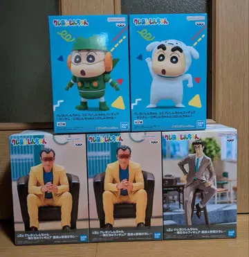 짱구는 못말려(크레용 신짱) 우리들의 피규어 코스프레 짱구 5체 세트