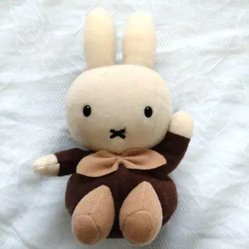하우스텐보스 한정판 미피 봉제 인형 토끼 브라운 miffy