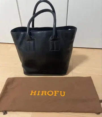 HIROFU 블랙 토트백 수납 봉투 포함