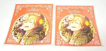 프로세카 하피콜렉션 아키토 금박 캔뱃지 A 2점