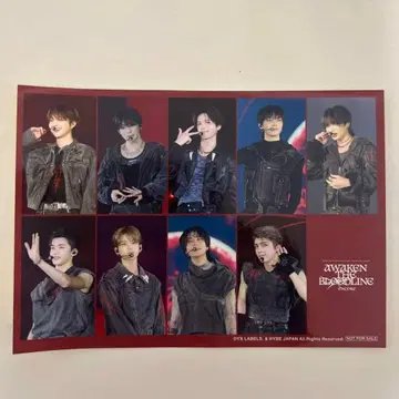 &TEAM 라이브 뷰잉 입장 특전 오리지널 스티커 시트