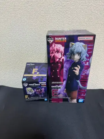 HUNTER x HUNTER E상 네페르피토 & F상 푸프 피규어 세트