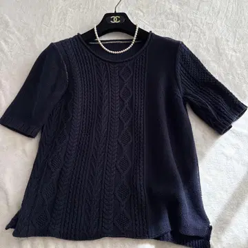 하자품 팔라스 팰리스 반팔 코튼 니트 면