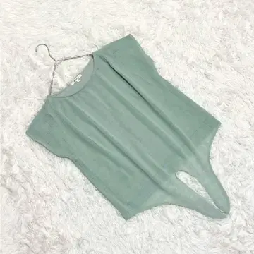 [굿데이] (S) 프렌치 슬리브 앞 여밈 블라우스 시스루 슬리브