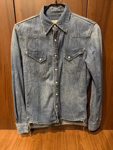 Remi relief denim western shirts M