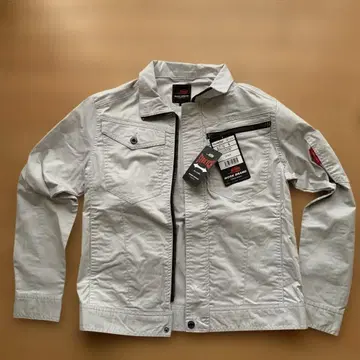 작업옷 자켓 WORK BRAND 실버 S 사이즈 미사용 새상품