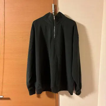 kappa 블랙 하프 지퍼 트레이닝복