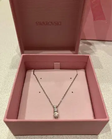 Swarovski 실버 펜던트 목걸이
