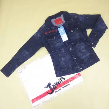 자중당 Jawin 스트레치 데님 자켓 인디고 카모플라주 미사용품