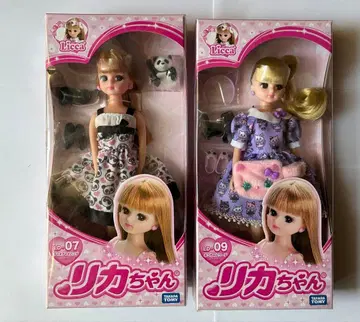 미개봉 리카짱 차오차오 팬더 & 고양이 코디 세트