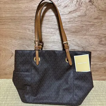 MICHAEL KORS 브라운 토트백