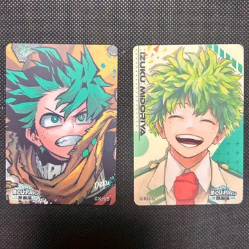 미도리야 이즈쿠 마그넷 스티커 히로아카 원화전 데쿠