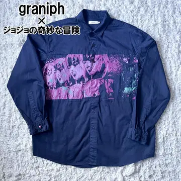 [ 레어 콜라보 ] 그라니프 x 죠죠 디아볼로 긴팔 셔츠 L