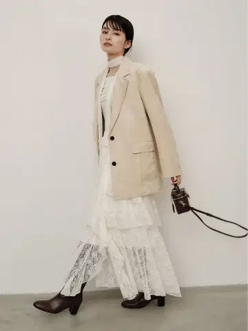 FRAY I.D 아지메 플레어 슬릿 캉캉 스커트