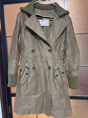 LUCA 구매 BLANC 카키 더블 브레스트 모즈 코트 M