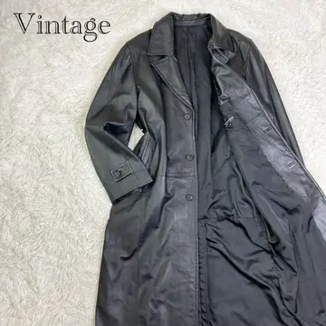 Vintage 빈티지 램 가죽 체스터 코트 양가죽 롱 L 사이즈