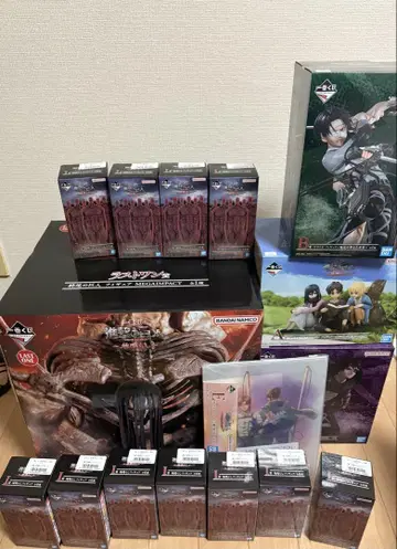 [ 피규어 컴프 세트 ] 제일복권 진격의 거인 ~땅울림~ 덤 포함