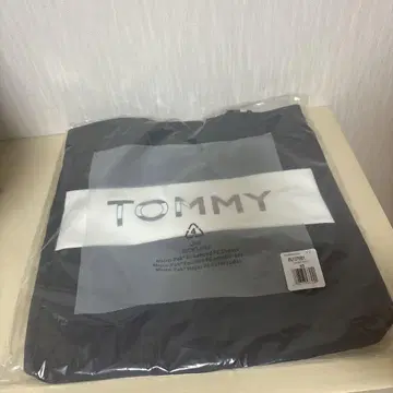 TOMMY 네이비 토트백 L