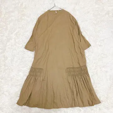 BLACK CRANE 블랙크레인 베이지 롱 원피스 USA제