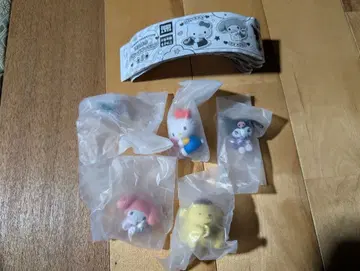 산리오 반짝임 벌룬 피규어 전 5종 풀컴프 세트