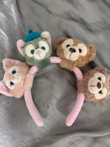 홍콩 디즈니 더피앤프렌즈 머리띠