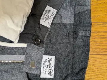 BeneVista 그레이 체크 무늬 슬랙스