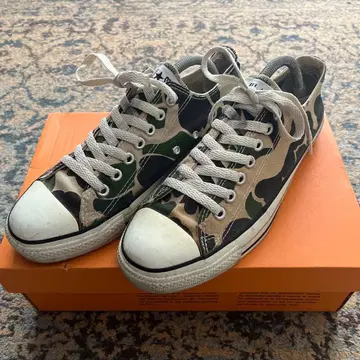 90s 컨버스 카모 무늬 올스타 USA us8 26.5cm 80s