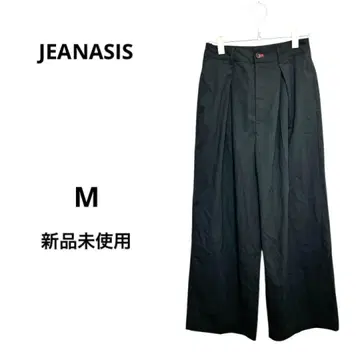 새상품 지나시스 린넨 와이드 팬츠 모노톤 클래시컬 심플