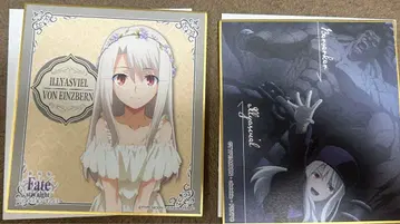 Fate 이리야 버서커 스탠드 포함 미니 색지 컬렉션 2장 세트