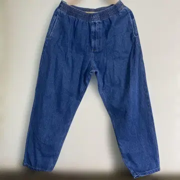 새상품급 BEAMS HEART 와이드 데님 팬츠 오버 사이즈 M