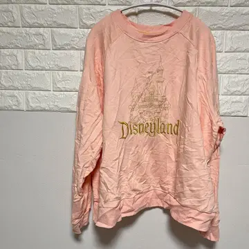 새상품급 디즈니랜드 핑크 스웨트 셔츠 6L