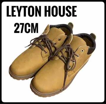 [LEYTON HOUSE] 캐주얼 슈즈 27CM 카멜 미사용품