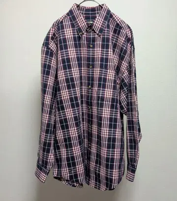 에디 바우어 옥스퍼드 체크 셔츠 화이트 택