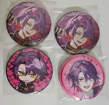 와타라이 히바리 캔뱃지 4개 데빌&엔젤, 3rd 애니버서리 배송비 포함