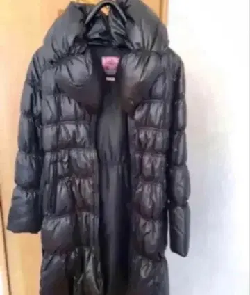 다운 코트 다운 롱 코트 방한 코트 블랙 다운 자켓