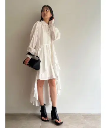 SNIDEL 피쉬테일 셔츠 원피스